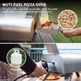 thumbnail image 6 of BIG HORN OUTDOORS 12" Dual-Fuel Pizza Oven with Pizza Stone,  Pizza Maker – Wood Pellet and Propane Gas, 6 of 9