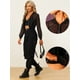 thumbnail image 2 of Chaqueta bomber corta para mujer, informal, ligera, con cremallera Negro XL, 2 of 6