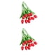 thumbnail image 2 of Flores artificiales decorativas Billuyoard 10 piezas color Rojo, 2 of 6