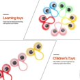 thumbnail image 3 of 30pcs Eye Finger Puppets Plastic Eyeball Rings Eyeball Rings Party Favor Toys (Assorted Color), 3 of 3