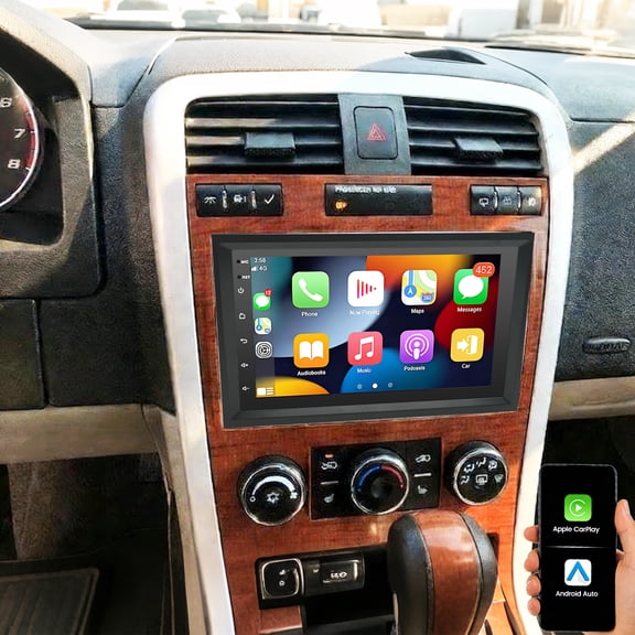 Gsuatey Car Stereo for Chevrolet Equinox 2010-2017, Android 15 Car Radio Support Wireless CarPlay Android Auto WiFi Bluetooth GPS FM/RDS SWC with Backup Camera Mic