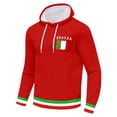 thumbnail image 4 of CONZONE Mens Casual Hoodies Long Sleeve Pullover Hoodie for Men Italian Flag Graphic Hooded Sweatshirts With Pocket, 4 of 4