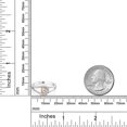 thumbnail image 3 of Gem Stone King 925 Sterling Silver Peach Morganite Engagement Ring for Women | 0.75 Cttw | Round 5MM | Gemstone October Birthstone | Size 7, 3 of 3