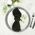 thumbnail image 6 of Efavormart 5 Pack | 24"x19" Black Gauze Cheesecloth Napkins Cotton Dinner Napkins, 6 of 11