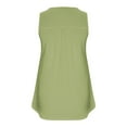 thumbnail image 5 of fatyb Women's Flowy Tank Top Sleeveless Button up Tank Shirts for Women Summer Pleated Tunic Tanks Plus Size, 5 of 5