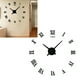 thumbnail image 5 of Reloj de pared silencioso 3D moderno acrílico negro DIY autoadhesivo reloj de pared para sala de estar hogar, 5 of 14