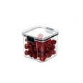 thumbnail image 1 of Food Storage Containers, Staron 2026 Airtight Stackable Kitchen Jars, Transparent Plastic Dry Food Storage Container Set with Buckle Lids, Black, 1 of 5