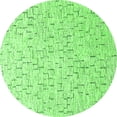 thumbnail image 1 of Ahgly Company Indoor Round Oriental Green Industrial Area Rugs, 5' Round, 1 of 4