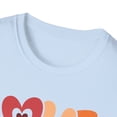 thumbnail image 4 of Love More Worry Less, Gildan Unisex Softstyle T-Shirt, Graphic Tee, S-3XL, 4 of 5