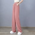 thumbnail image 4 of Censtreet Pajama Pants for Women Soft Comfy Pajama Bottoms Casual Stretch Wide Leg Pants, 4 of 7