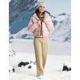 thumbnail image 2 of Cropped Puffer Jacket Women Pioneer Camp Waterproof Hood Short, 2 of 6