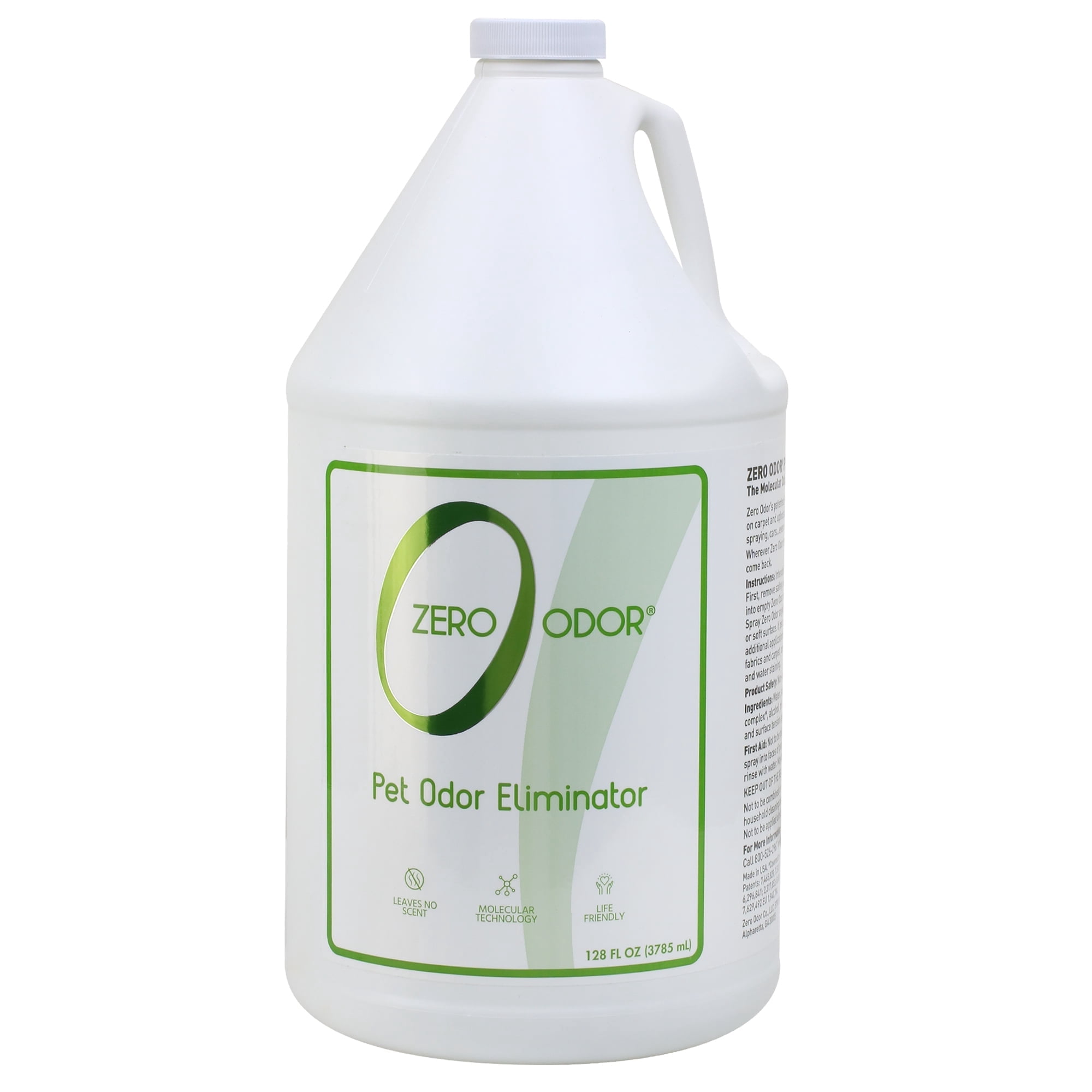 Zero Odor Pet Odor Eliminator Spray, Pet Deodorizer for Pet Urine and Carpet Smell, 128 fl oz