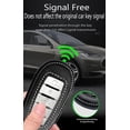 thumbnail image 5 of Key Fob Cover Compatible with Infiniti Q50 Q60 QX50 QX55 QX60 5 Button Keychain Case Holder Protector,Leather Keychain-black, 5 of 6