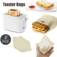 thumbnail image 1 of Vaidha Toaster Bags Reusable For Grilled Cheese Sandwich Non-Stick Heat, 1 of 2