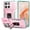 Pink&Green, variant on For Motorola Moto G 5G 2025 2024 2023 Case with Slide Camera Cover, [Full Camera Protection] [Magnetic Rotated Kickstand] Military Grade Shockproof Heavy Duty Cover