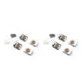 thumbnail image 2 of Riwesomey 1 Juego de Clips para espejo, Clip montado en Metal de estilo Simple, práctico accesorio de cristal, suministro para el hogar, colgador de Cilindro de acero inoxidable 2piezas Riwesomey CBP379922, 2 of 5