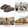 thumbnail image 6 of LORDFON Memory Foam Mens Slippers Slip-On House Slippers, 6 of 7
