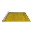thumbnail image 2 of Ahgly Company Machine Washable Indoor Rectangle Abstract Yellow Contemporary Area Rugs, 4' x 6', 2 of 4