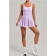 thumbnail image 2 of SKQIT Tennis Dress with Built in Shorts and Bra Athletic Dress for Women Summer Cut Out Golf Workout Dress, 2 of 7