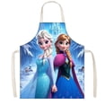 thumbnail image 1 of Frozen Princess Elsa Frozen Children's Adult Parent Child Handicraft Activity Anti fouling Apron Neck（56*45 cm）, 1 of 5