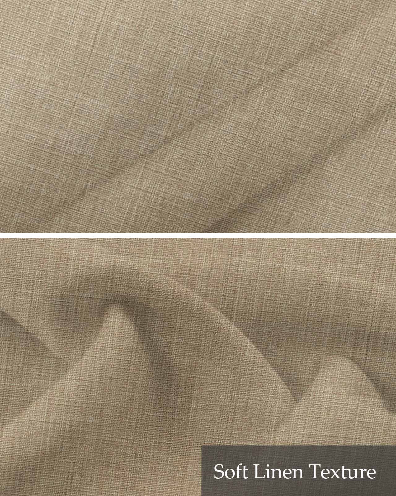 Brown Farmhouse Kitchen Valances for Windows Farmhouse Linen Window Valance Curtain for Living Room Window Treatment Vintage Country Monochrome Textured Valance Rod Pocket Topper Drape, 42 x 12 Inch