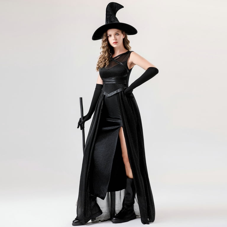 witch dress sexy Women's Costume Berry bushes bear fruit so sweet that it attracts sugar Witch lace up ribbon sexy