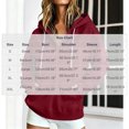 thumbnail image 5 of Hoodies for Women Casual Button Sweatshirt Oversized Fall Clothes Fleece lined, Hooded,Cozy Trendy Pullover Hoodies,Sweatshirts with Pockets For Fall & Winter,Cozy Sweaters， jackets, 5 of 7