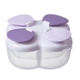 thumbnail image 1 of Dispensador de fórmula ZRHR de 4 compartimentos portátil violeta, 1 of 8
