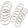 thumbnail image 1 of Round Shape Metal Loose Leaf Binder Rings,1 Inch + 1-1/2 Inch + 2 Inch Capacity,Pack of 24, 1 of 4