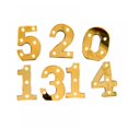 thumbnail image 7 of Gold Marquee Letters 5 LED Numbers Light LED Light Up Letters Warm White LED Letter Lights, 7 of 7