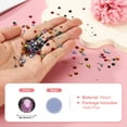 thumbnail image 2 of Uxcell 2880 Piezas de Rhinestone Hotfix Flatback de 2.8mm, Gemas Redondas de Resina para Manualidades, Ropa, Decoración DIY, Arte de Uñas, (SS10, Púrpura), 2 of 7