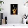 thumbnail image 3 of Elephant Stock Whiskey And Ice Cubes Wall Art - Vertical Canvas Wall Art - Dining Room Wall Decor - Food And Drink Canvas - Black And Orange Decor - 8" x 12", 3 of 8