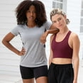 thumbnail image 6 of 5 Pack: Women's Dry Fit Tech Stretch Short-Sleeve Crew Neck Athletic T-Shirt (Available in Plus Size), 6 of 7
