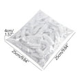 thumbnail image 4 of MICLOZYT 100pcs 15.74" Reusable Elastic Stretch Fresh Keeping Covers,Household Fresh-keeping Food Grade Disposable Cling Film Fresh-keeping Bags,Universal Kitchen Plastic Wrap,Clearance, 4 of 9