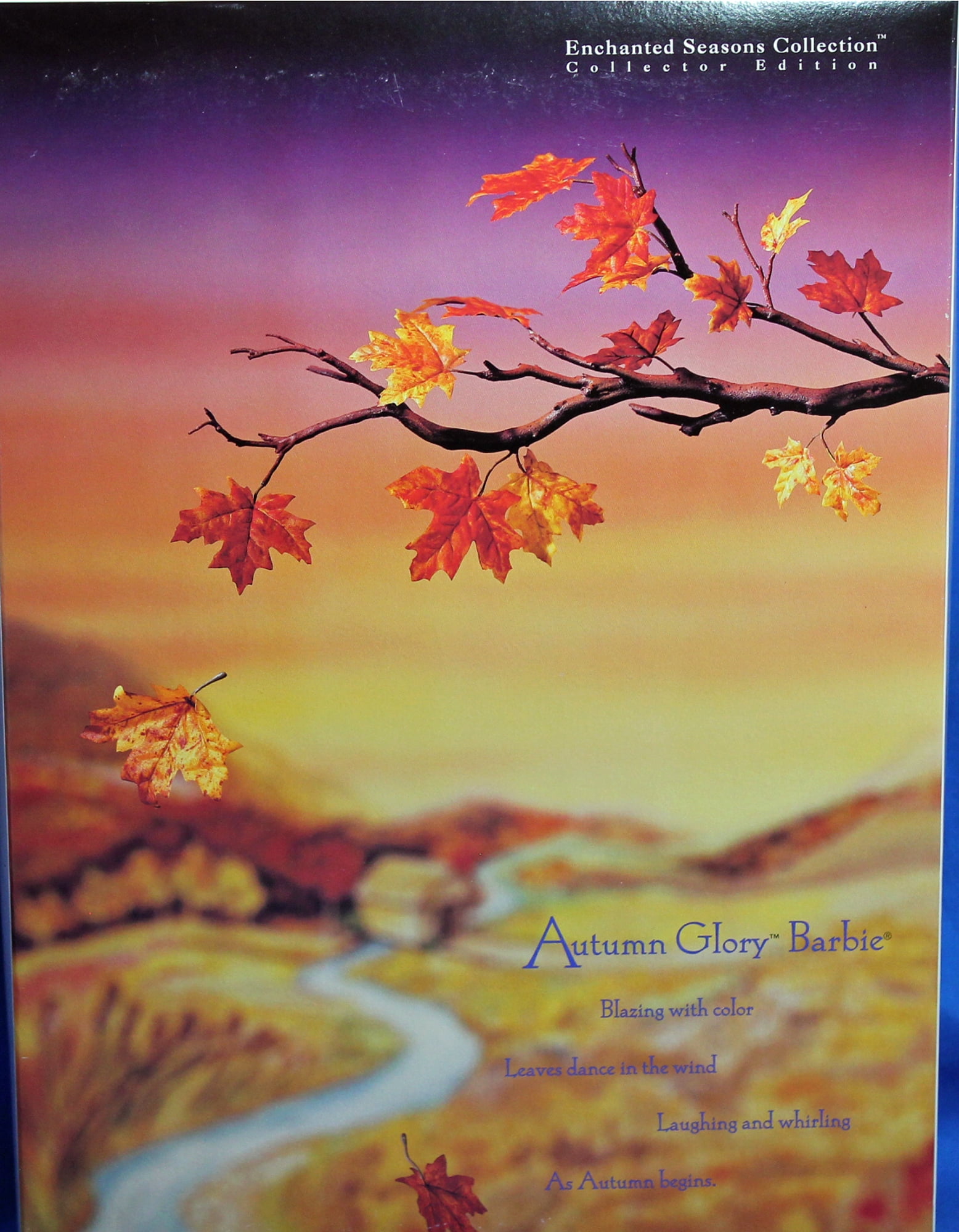 Autumn Glory Barbie Enchanted Seasons Collection Doll 1995 Mattel 15204 NEW