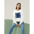 thumbnail image 2 of Watercolor Astrology V Sweatshirt Women -Grace Popp Designs, Female 5X-Large, 2 of 4