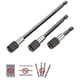 thumbnail image 4 of Set of 3 Hexagonal Shank Magnetic Screwdriver Bits 60mm 100mm 150mm for Screws, Nuts and Any Drill Bit and Hand Screwdriver, 4 of 4