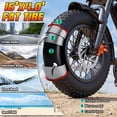 thumbnail image 6 of 1200W Off-Road Electric Bike for Adults, 48V 18AH Removable Battery, 16" Wide Tires, 5-Speed Transmission, Dual Disc Brakes & Spring Suspension, 6 of 11