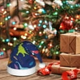 thumbnail image 4 of Cauagu Dinosaurs for Adult Christmas Hat,1-Pack Xmas Holiday Hat Santa Hat for Women & Men Festive Headwear Accessories Fit for Christmas/New Year/Party, 4 of 6