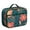 Dark-green-12, variant on Portable Lunch Pouch With Vibrant Colorful Boho Floral Print, Insulated, Washable, Durable Thermal Carrier For School, Daycare, And Picnics