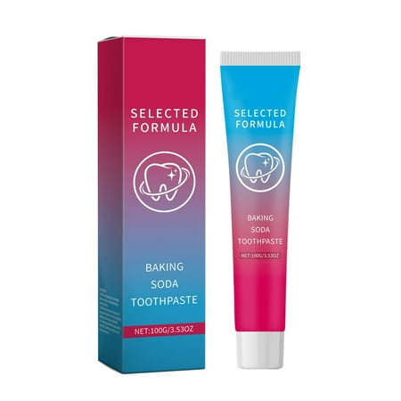 HHBEAUTY Fluoride Free Toothpaste - Baking Soda - Herbal & Mineral Formula, Vegan-Friendly, Cruelty-Free, Fights Cavities & Removes Stains, Dry Mouth Relief