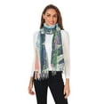 thumbnail image 2 of FORMRS Womens Scarf Winter Soft Long Big Warm Shawls Wrap Tassel Scarves, Floral Mountain, 2 of 9