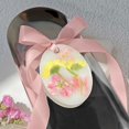 thumbnail image 3 of Aromatic soy wax sachets, with pink ribbon dried flower wax sachets, romantic wedding gift, eco-friendly, car air freshener, 3 of 5