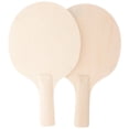 thumbnail image 1 of KAKOWELY DIY Table Tennis Racket 2Pcs DIY Kids Table Tennis Paddles Unfinished Table Tennis Exercising Racket10.04"X5.91"X0.79", 1 of 5