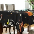 thumbnail image 3 of 54"x72" Halloween Skull Tablecloth, Waterproof Washable Polyester Square Table Cover, Durable Tablecloth for Kitchen Dining Table Party Decor, 3 of 7