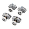 thumbnail image 1 of Shower Door Rollers Wheels - ABS Plastic Sliding Door Pulleys for Bathroom Cabin Casters, 1 of 4