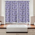 thumbnail image 2 of Ambesonne Horoscope Kitchen Curtains, Lady with Sign Symbols, 55"x36", Lavender Blue Mustard, 2 of 3