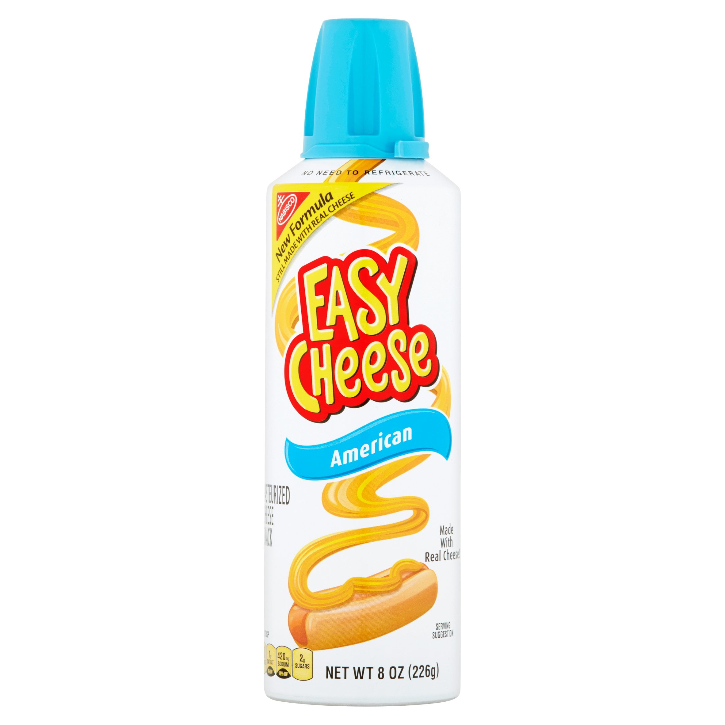 Nabisco Easy Cheese American Pasteurized Cheese Snack, 8 oz by Mondelez Global LLC