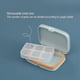 thumbnail image 4 of Yjmei Pastilleros 4 Compartimentos, Caja De Medicina Portátil para Viajes Y Exteriores, Pastillero De Plástico (Blanco, Seis Rejillas)-phwj, 4 of 5