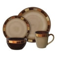 thumbnail image 2 of Gibson Elite Casa Estebana 16 Piece Dinnerware Plates, Bowls, & Mugs Set, Cream, 2 of 6